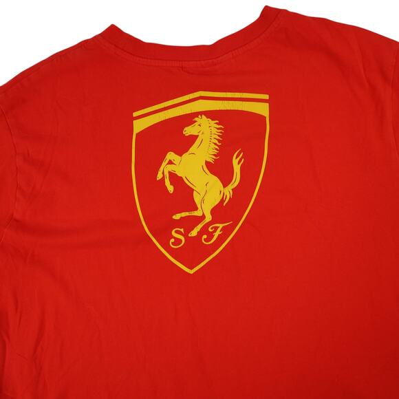 Puma x Ferrari Scuderia F1 Racing Graphic T Shirt - Picture 9 of 9